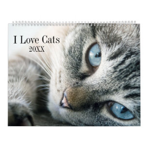 I Love Cats Calendar
