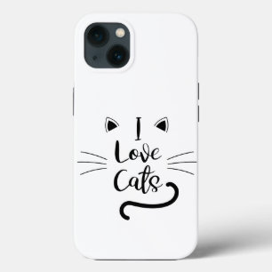I Love Cats iPhone 13 Case