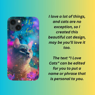 I Love Cats  iPhone 13 Case
