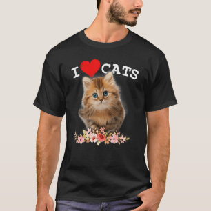 I Love Cats    Cat     I Love Kittens T-Shirt