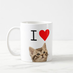 I Love Cats Custom Photo Mug