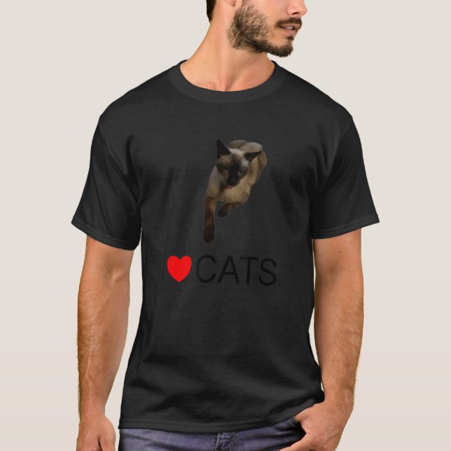 I Love Cats I Love Cats For Cats Mum S T-Shirt (Front)