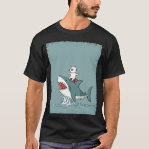 I Love Cats I Love Shark T-Shirt