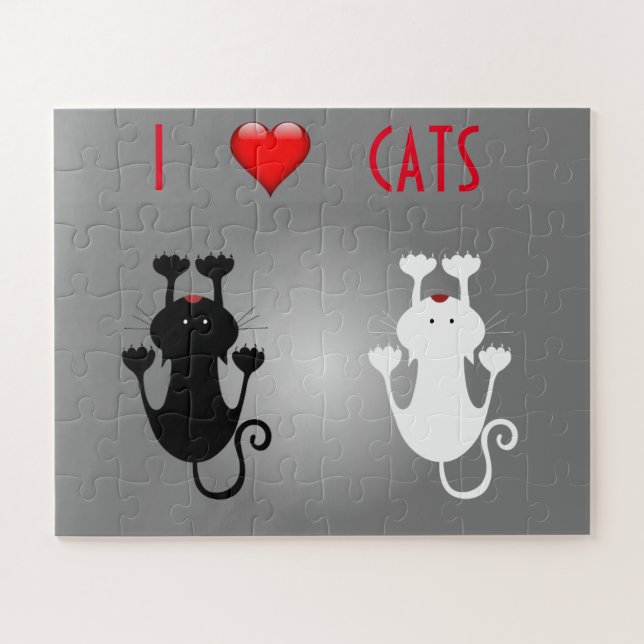 I Love Cats Jigsaw Puzzle (Horizontal)