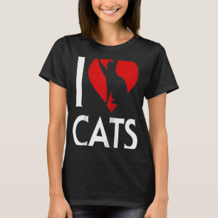 I love Cats Kitten World Cat Day Maine Tomcat Kitt T-Shirt