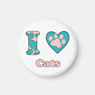 I love cats magnet