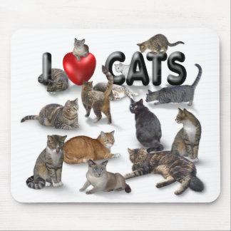 I love Cats Mouse Mat