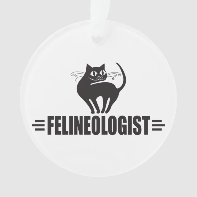 I Love Cats Ornament (Front)