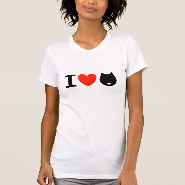 "I LOVE CATS" T-Shirt (Front)
