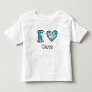 I love Cats Toddler T-Shirt