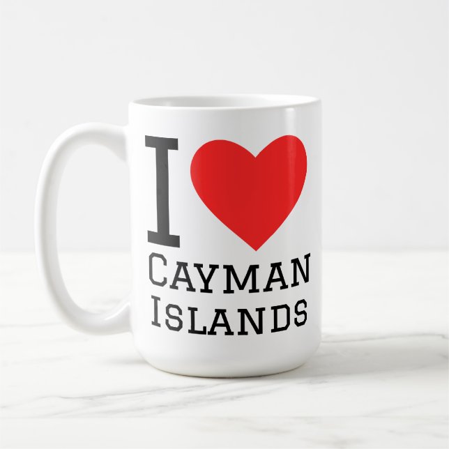 I love Cayman Islands  Coffee Mug (Left)