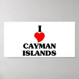 I Love Cayman Islands Poster