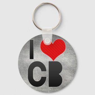I Love CB Key Ring
