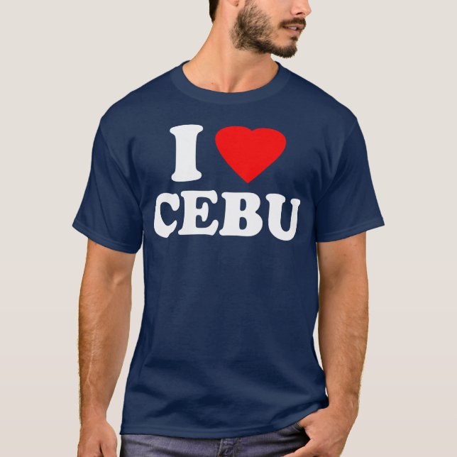 I Love Cebu T-Shirt (Front)