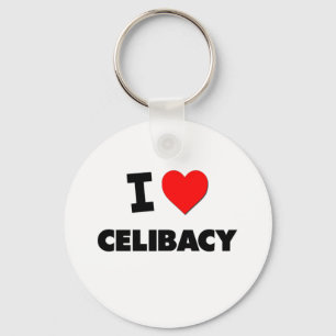 I love Celibacy Key Ring