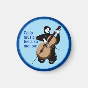 i love cello music magnet