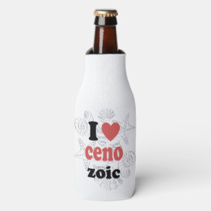 I love Cenozoic funny quote for scientists Bottle Cooler