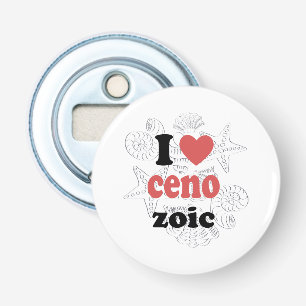 I love Cenozoic funny quote for scientists Bottle Opener