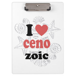 I love Cenozoic funny quote for scientists Clipboard