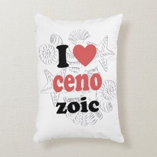 I love Cenozoic funny quote for scientists Decorative Cushion