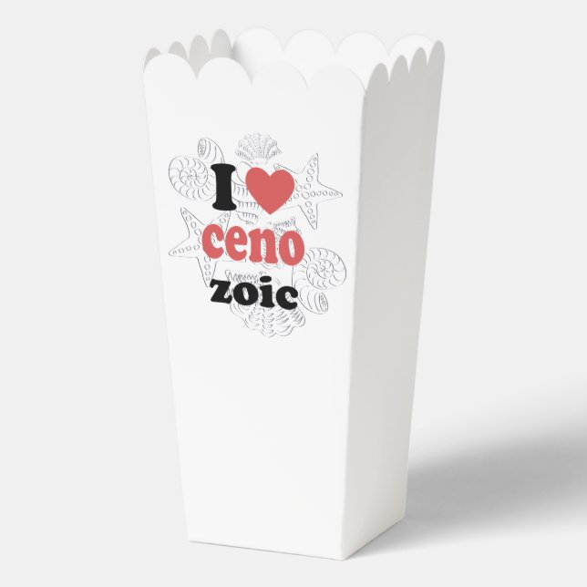 I love Cenozoic funny quote for scientists Favour Box (Back)