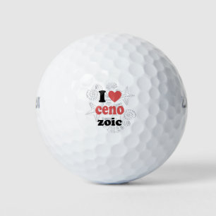 I love Cenozoic funny quote for scientists Golf Balls