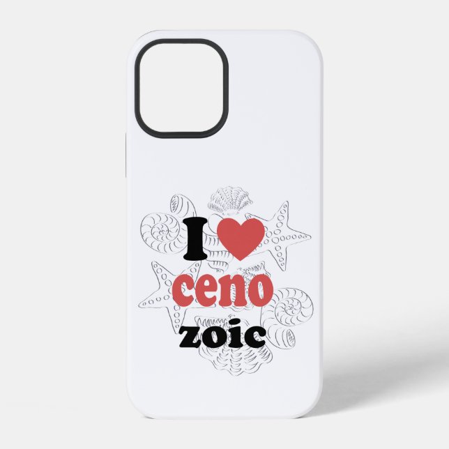 I love Cenozoic funny quote for scientists iPhone Case (Back)