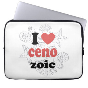 I love Cenozoic funny quote for scientists Laptop Sleeve