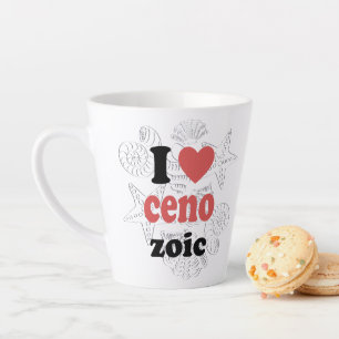I love Cenozoic funny quote for scientists Latte Mug