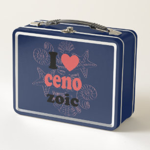 I love Cenozoic funny quote for scientists Metal Lunch Box