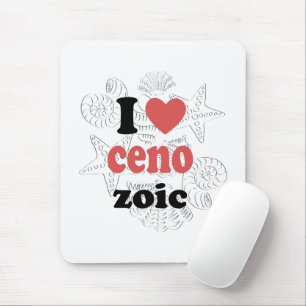 I love Cenozoic funny quote for scientists Mouse Mat