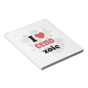 I love Cenozoic funny quote for scientists Notepad