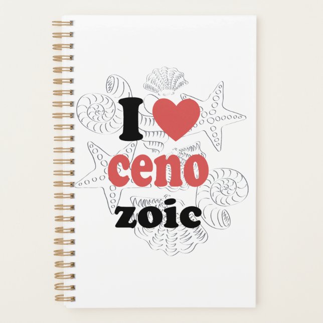 I love Cenozoic funny quote for scientists Planner (Front)