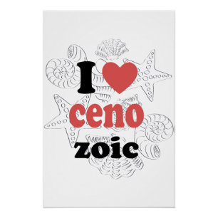 I love Cenozoic funny quote for scientists Poster