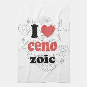 I love Cenozoic funny quote for scientists Tea Towel