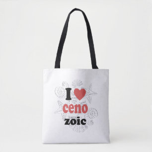 I love Cenozoic funny quote for scientists Tote Bag