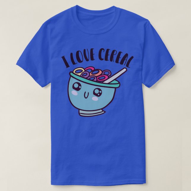 I Love Cereal kawaii T-Shirt (Design Front)