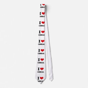 I Love Cereal Tie