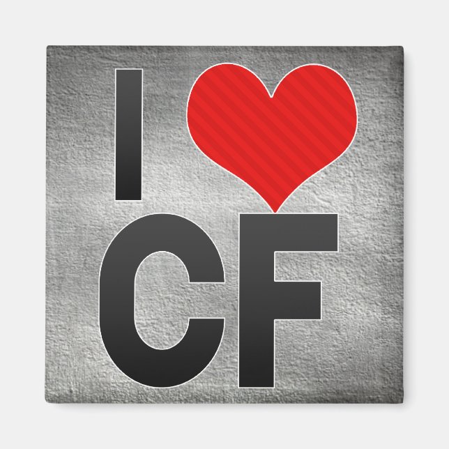 I Love CF Magnet (Front)