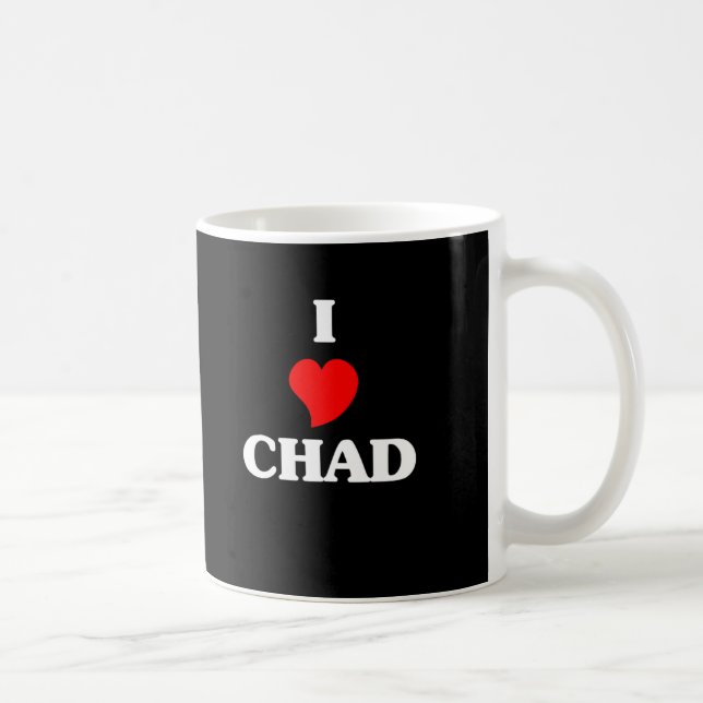 I Love Chad Coffee Mug (Right)