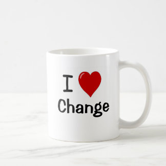 I Love Change I Heart Fun Manager Quote Office Coffee Mug