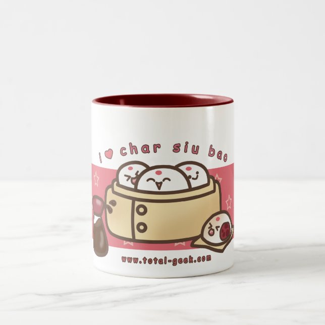 i love char siu bao coffee mug (Center)