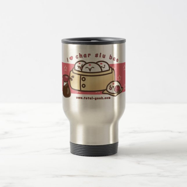 i love char siu bao travel mug (Center)