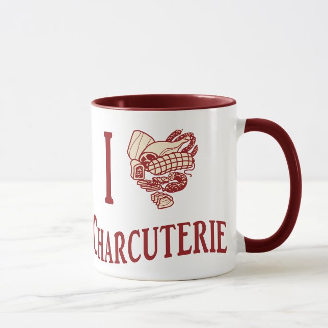 I Love Charcuterie Mug (Right)