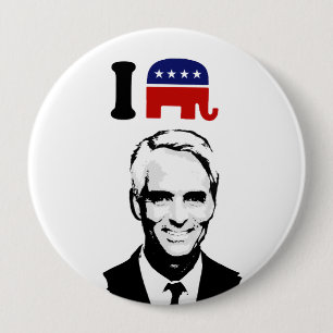I Love Charlie Crist 10 Cm Round Badge