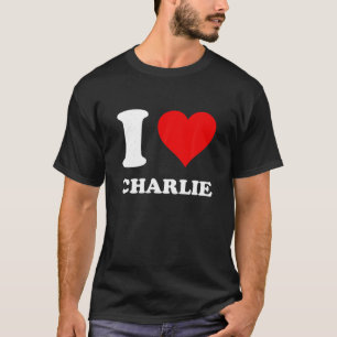 I Love Charlie T Shirt