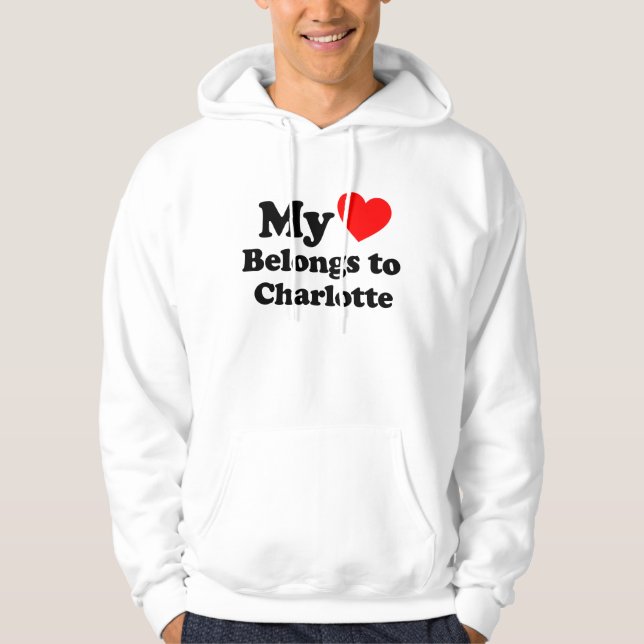 I Love Charlotte Hoodie (Front)