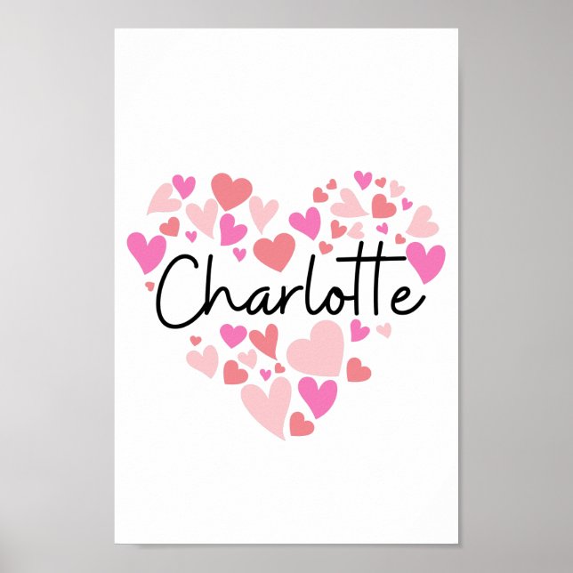 I love Charlotte Poster (Front)