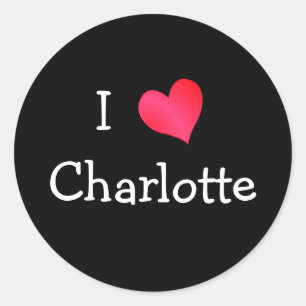 I Love Charlotte Sticker