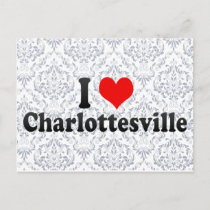 I Love Charlottesville, United States Postcard